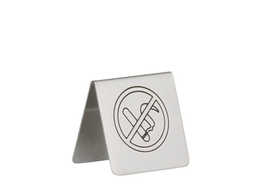 No smoking stand, silver plated 6 x 6 cm