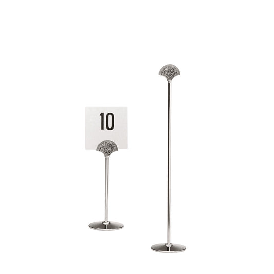 Table number stand, silverplated 50 cm