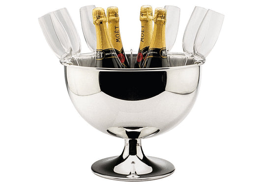 Champagne bowl silver plated 38.5 cm