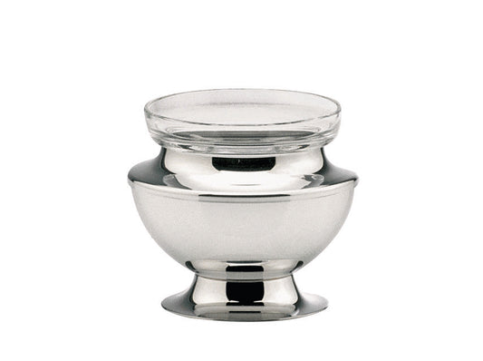 Chillcup with insert for scampi, silver plated