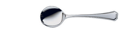 Round bowl soup spoon MONDIAL silver plated 166mm