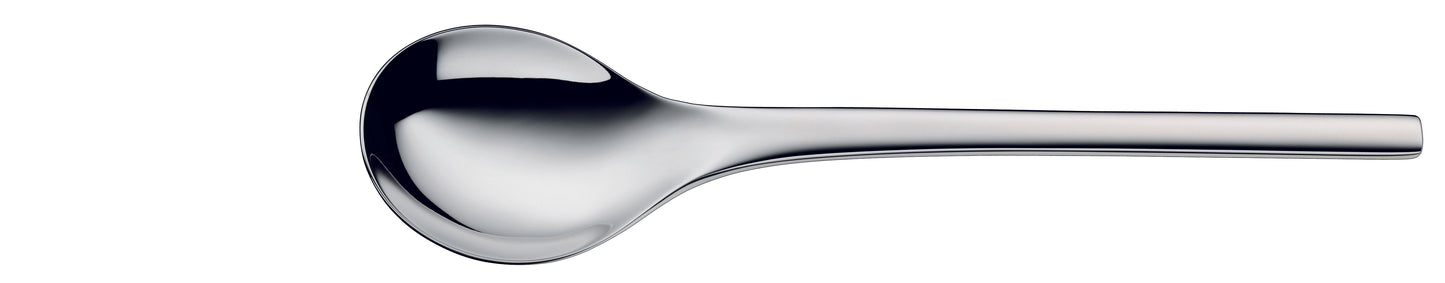 Round bowl soup spoon NORDIC silver plated 181mm