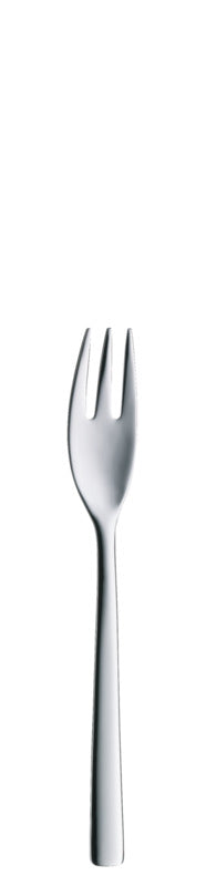 Cake fork 3 prongs LENTO silverplated 158mm