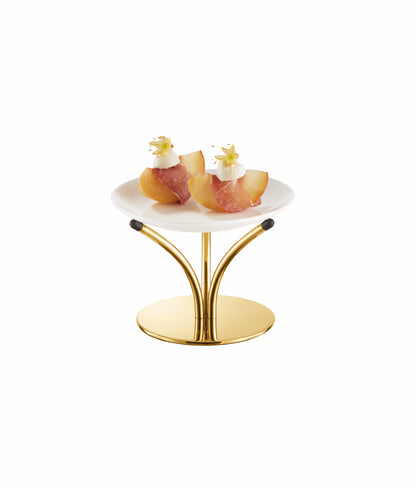 Buffet stand 'S' PVD gold - FLEUR