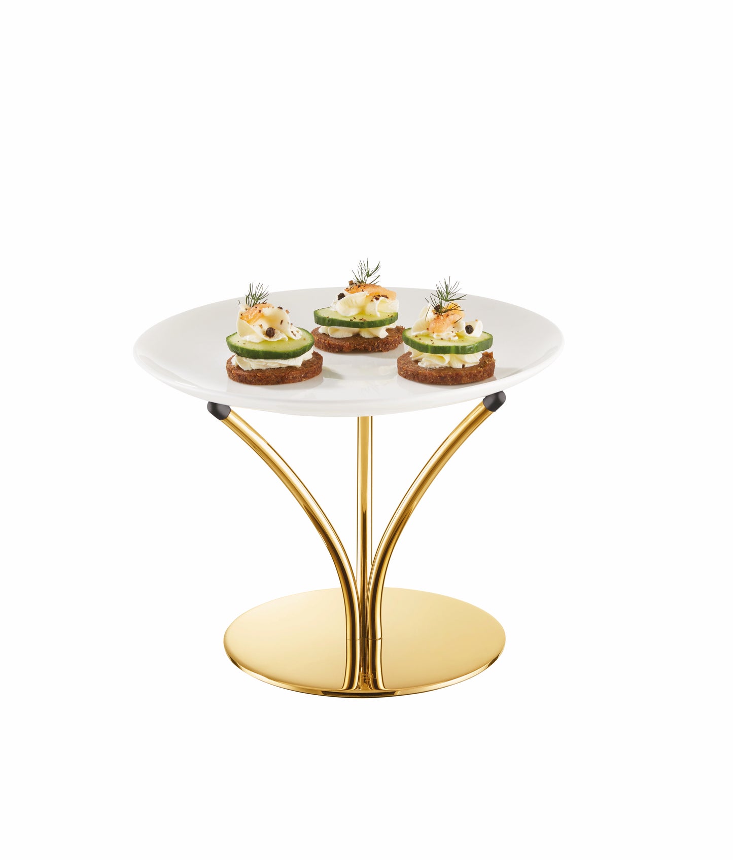Buffet stand 'M' PVD gold - FLEUR
