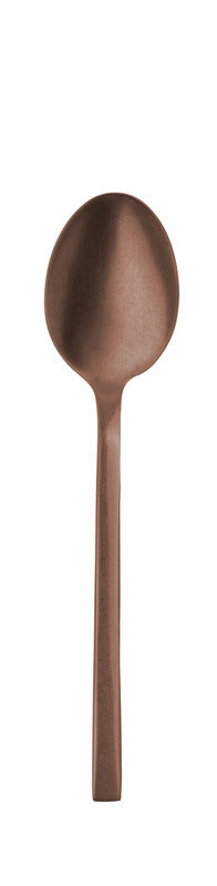 Dessert spoon PROFILE PVD copper stonewashed 183mm