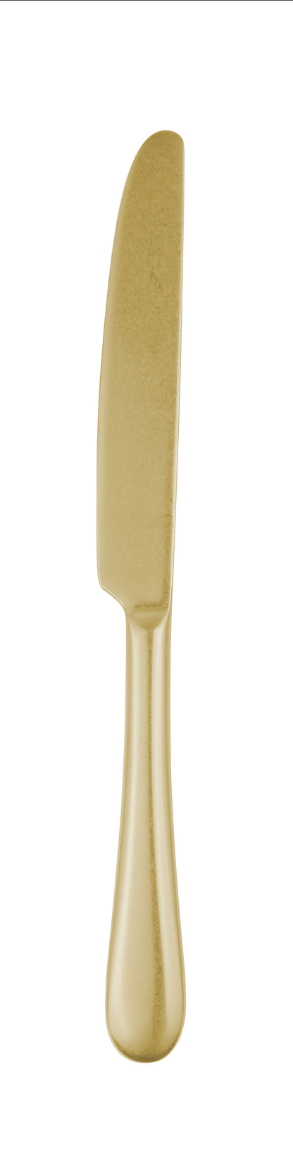 Dessert knife SIGNUM PVD pale gold stonewashed 213mm