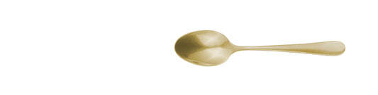 Espresso spoon SIGNUM PVD pale gold stonewashed 108mm
