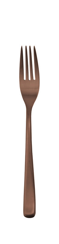 Dessert fork MEDAN PVD copper brushed 194mm