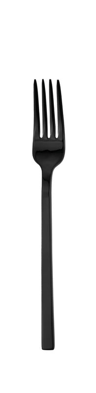 Dessert fork PROFILE PVD black 185 mm