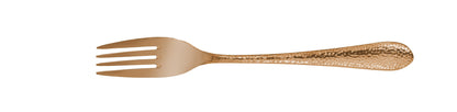 Table fork SITELLO PVD pale copper 210mm