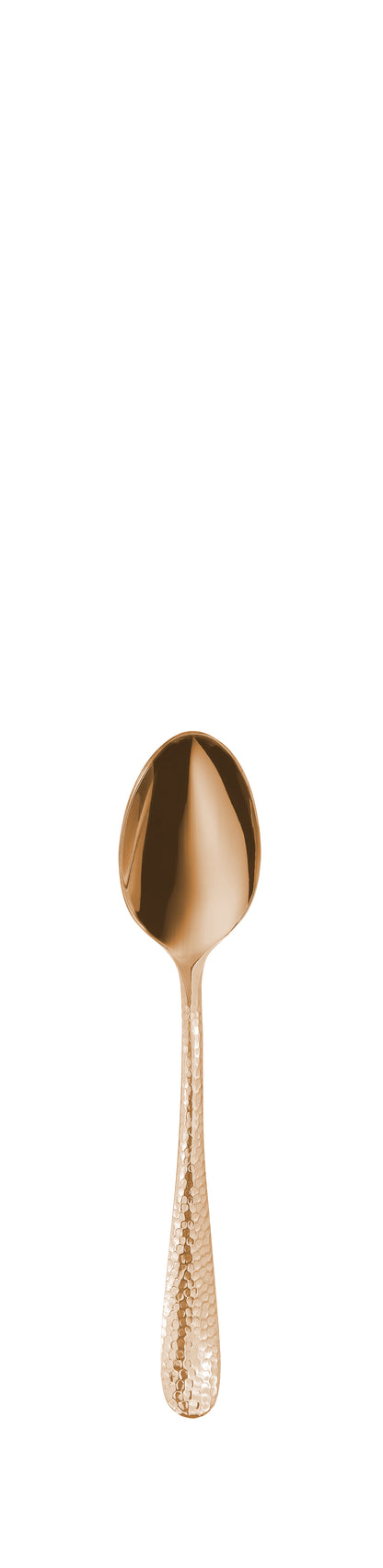 Coffee/tea spoon large SITELLO PVD pale copper 156mm