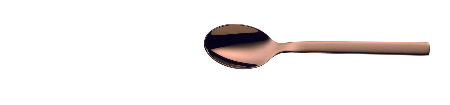 Coffee/tea spoon PVD copper 136mm