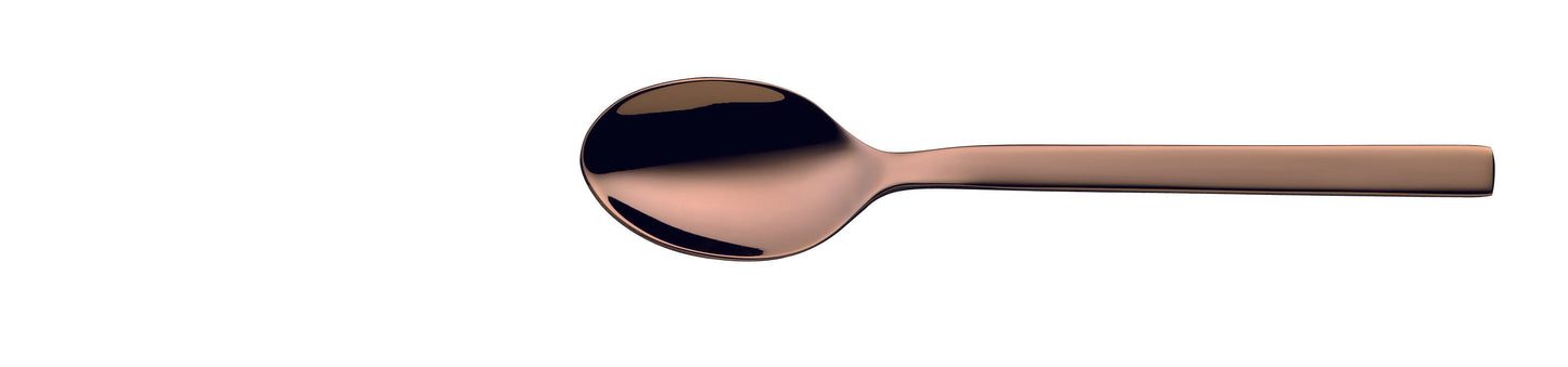 Coffee/tea spoon large PVD copper 156mm
