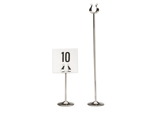 Table number stand, silver plated 19 cm