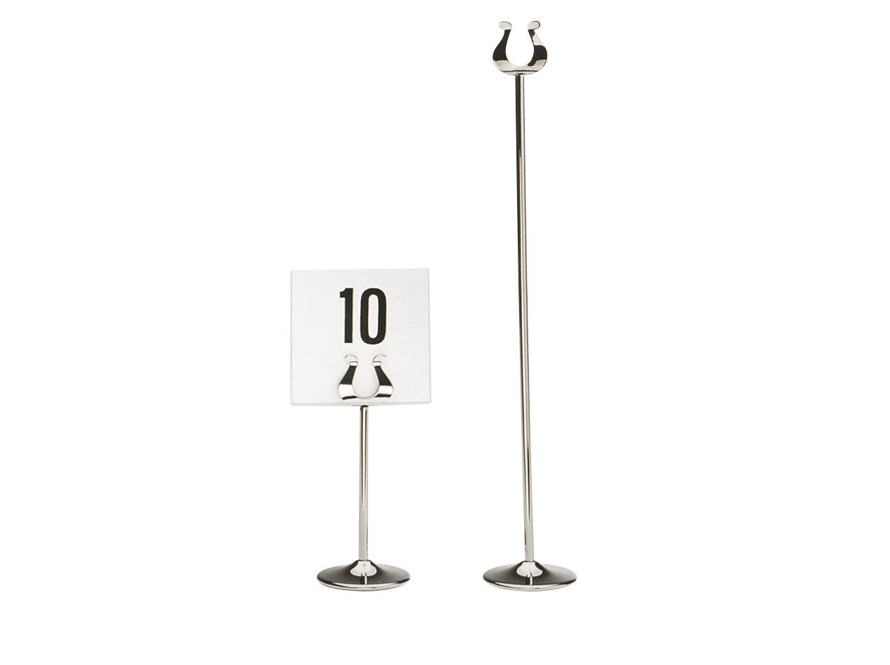 Table number stand, silver plated 46 cm