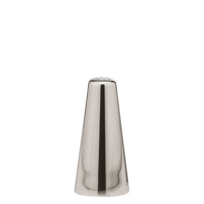 Salt shaker, silver plated, height 7 cm