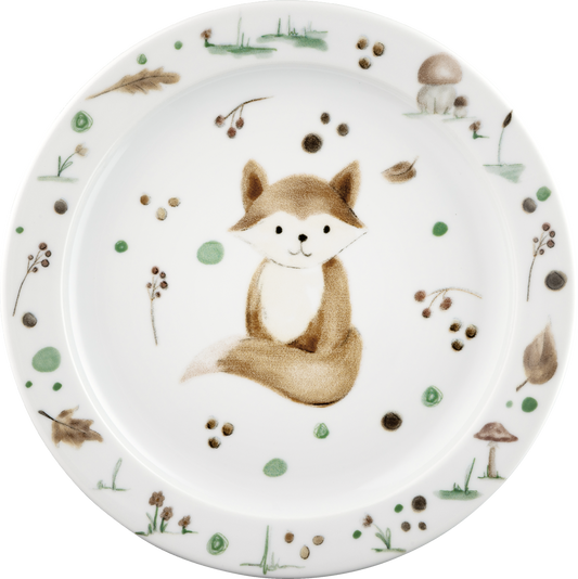 Plate flat round with rim 24cm