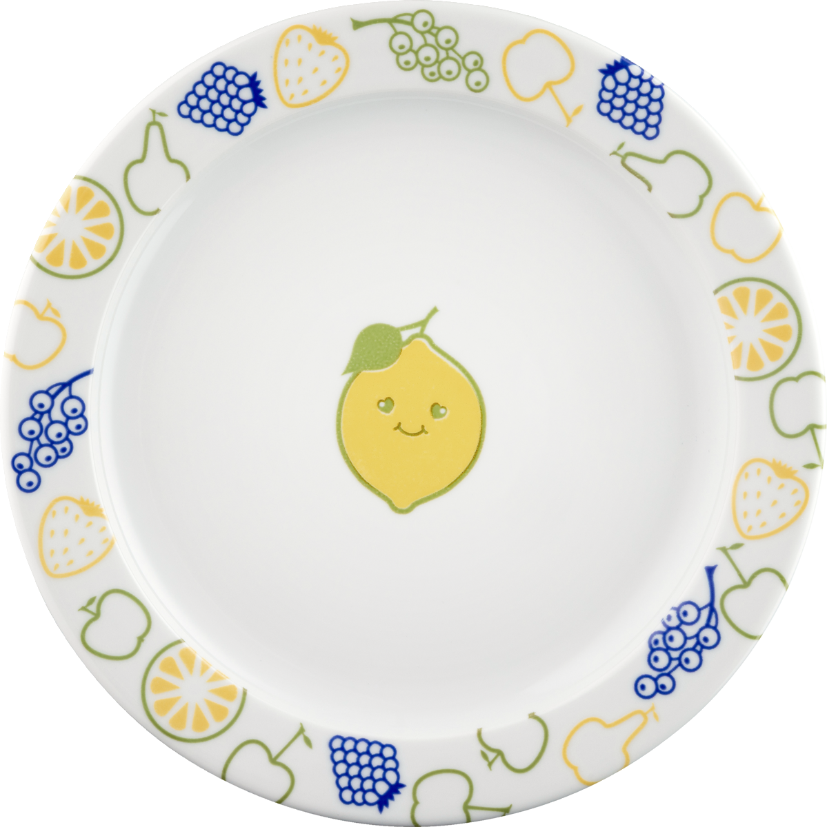 Plate flat round with rim 24cm