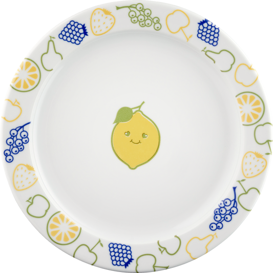 Plate flat round with rim 24cm