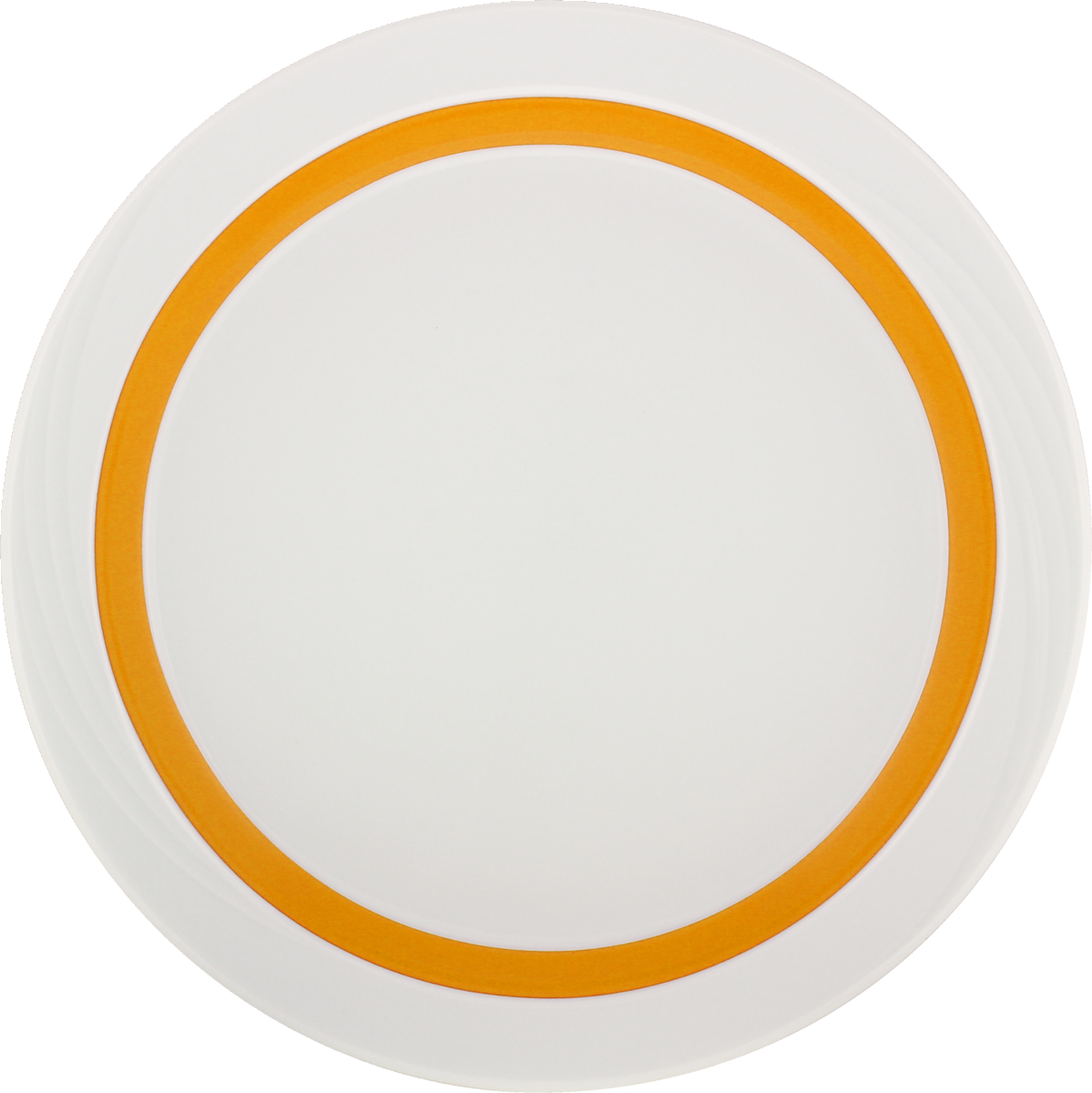 Plate flat round with rim embossed 26cm