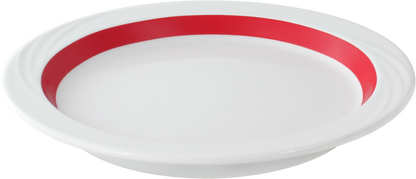 Plate half-deep round embossed 24cm