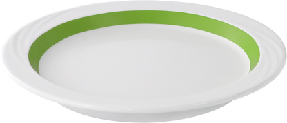 Plate half-deep round embossed 24cm