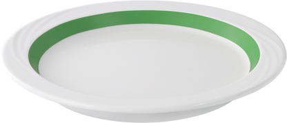 Plate half-deep round embossed 24cm