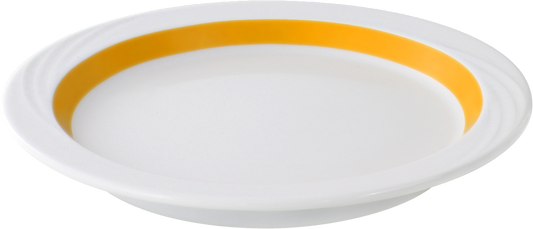 Plate half-deep round embossed 24cm