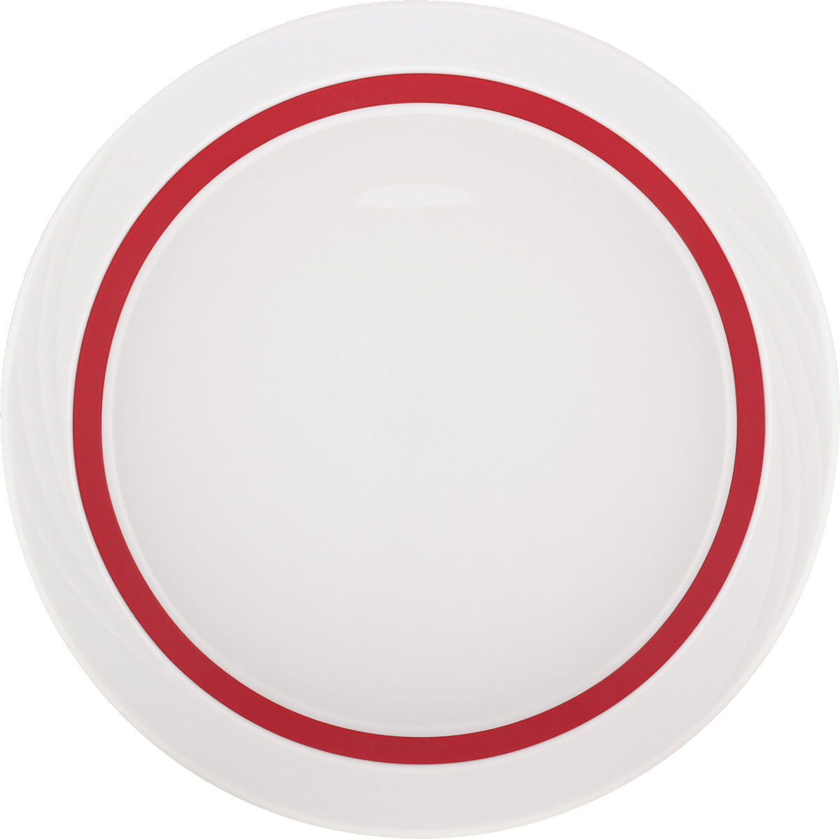 Plate half-deep round embossed 26cm