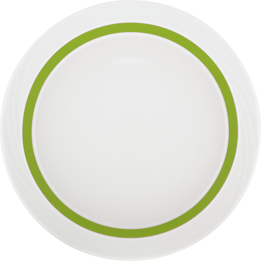 Plate half-deep round embossed 26cm