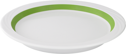 Plate half-deep round embossed 26cm