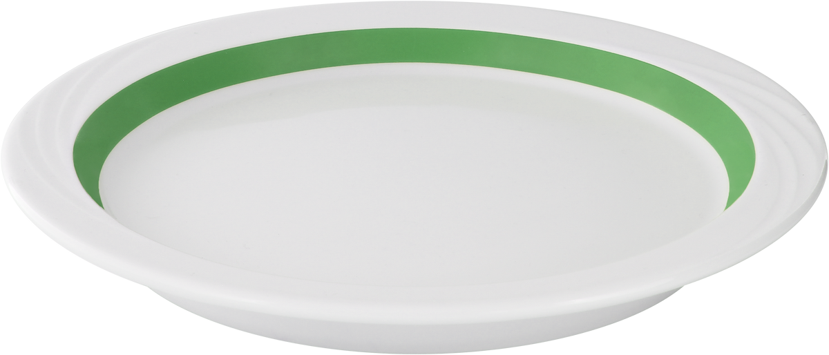 Plate half-deep round embossed 26cm