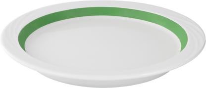 Plate half-deep round embossed 26cm