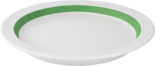 Plate half-deep round embossed 26cm