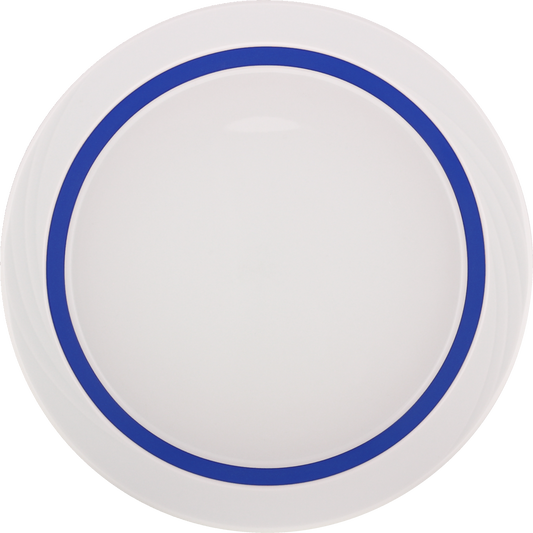 Plate half-deep round embossed 26cm