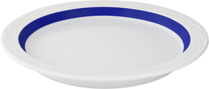 Plate half-deep round embossed 26cm