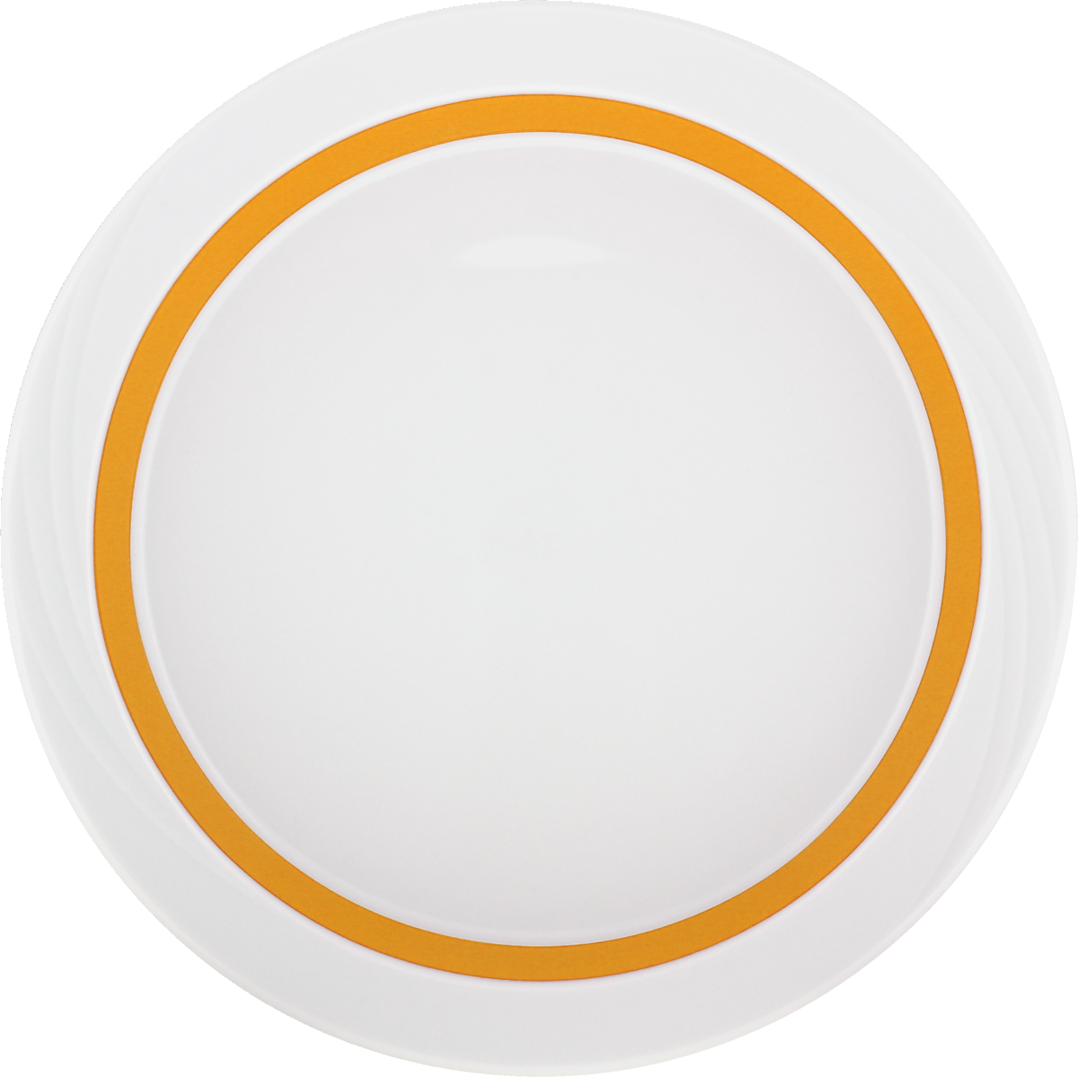 Plate half-deep round embossed 26cm