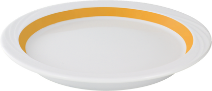 Plate half-deep round embossed 26cm