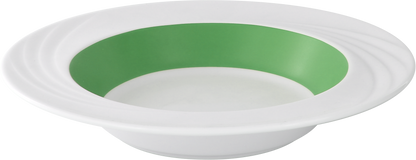 Plate flat round with rim embossed 24cm