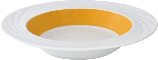 Plate special deep round with rim embossed 23cm