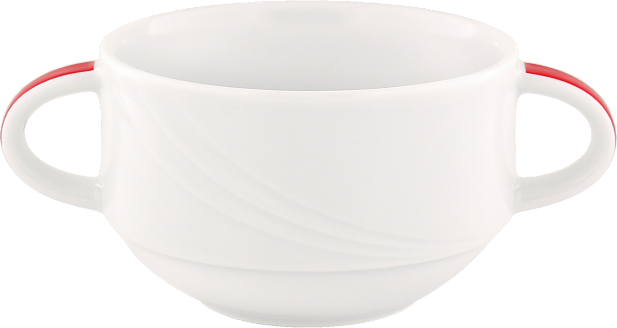 Creamsoup cup stackable embossed 0.28l