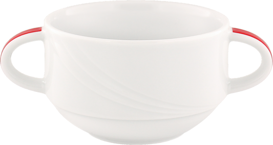 Creamsoup cup stackable embossed 0.28l