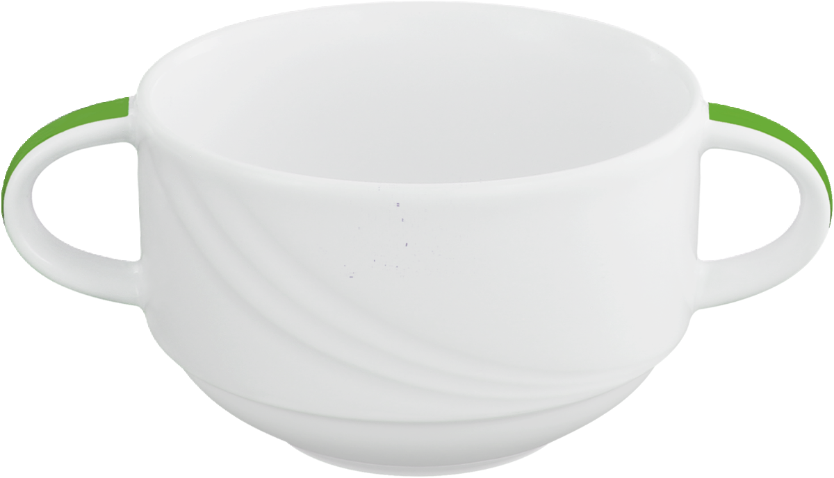 Creamsoup cup stackable embossed 0.28l