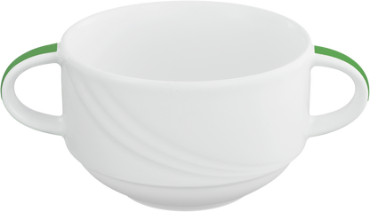 Creamsoup cup stackable embossed 0.28l