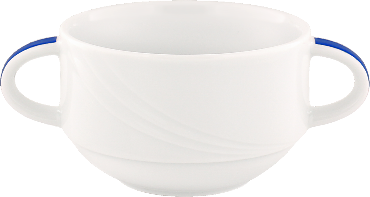 Creamsoup cup stackable embossed 0.28l