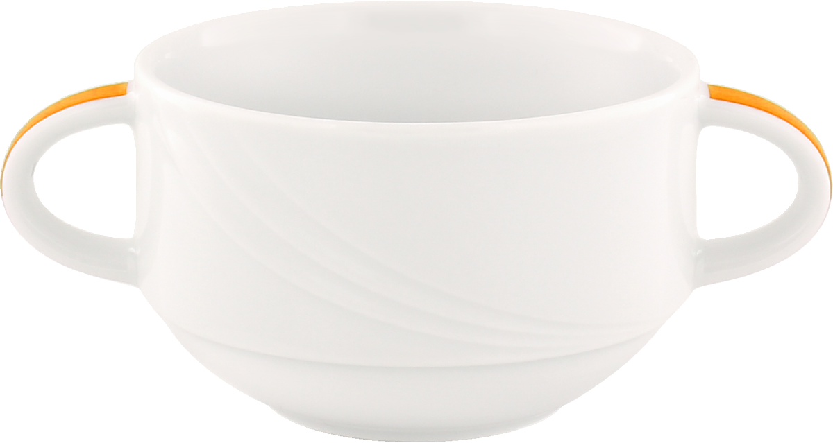 Creamsoup cup stackable embossed 0.28l