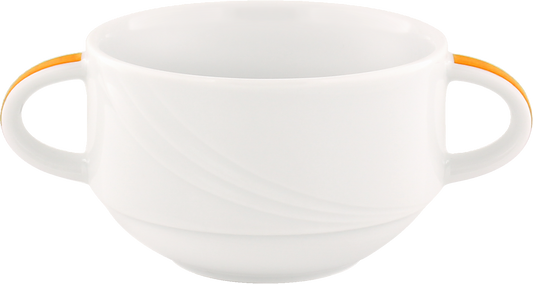 Creamsoup cup stackable embossed 0.28l