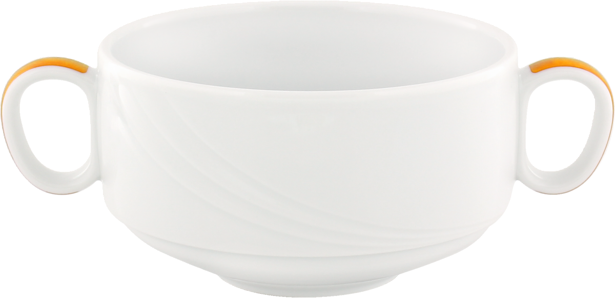 Creamsoup cup stackable embossed 0.50l