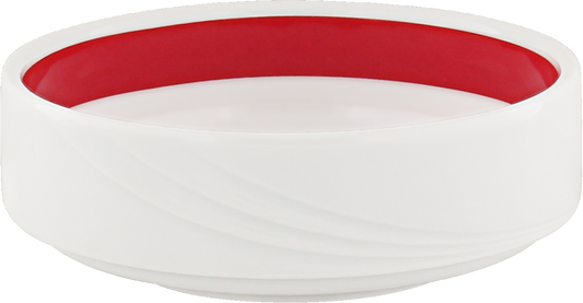 Bowl round stackable embossed 15cm/0.59l